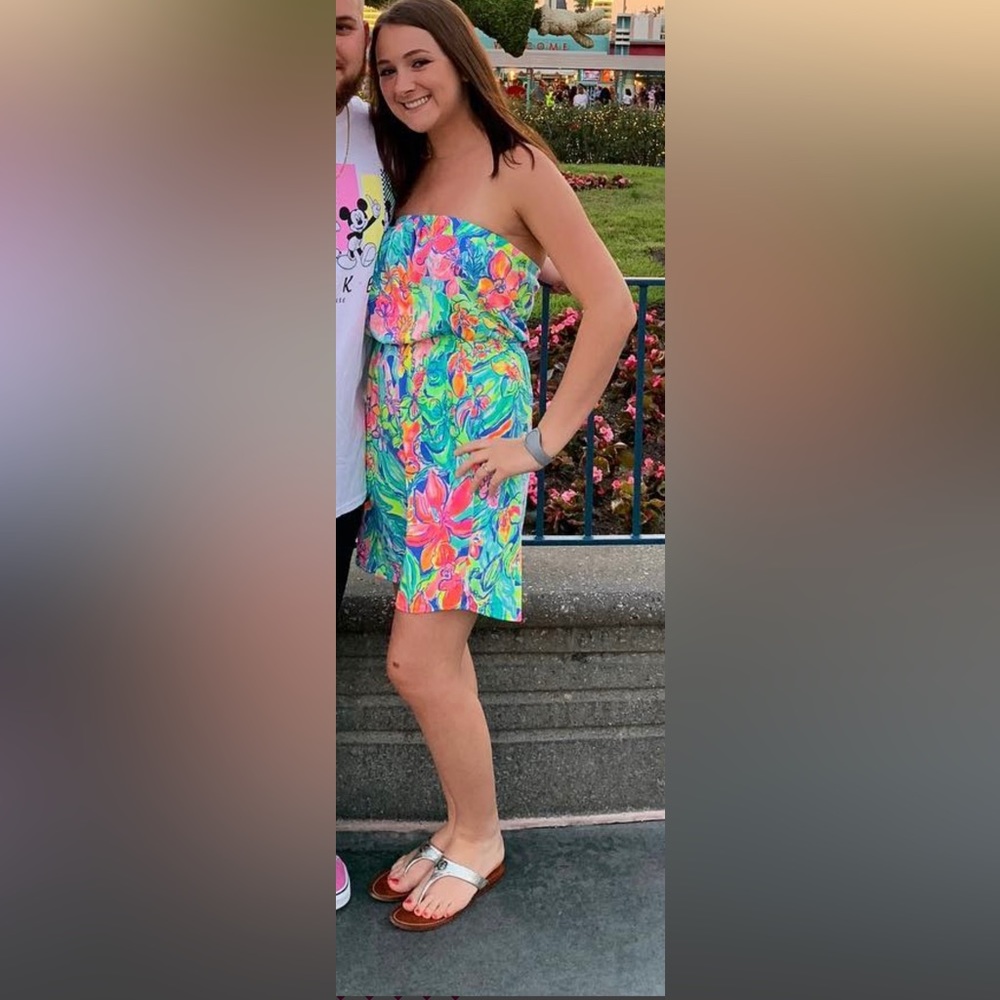 Strapless Lily Pulitzer dress